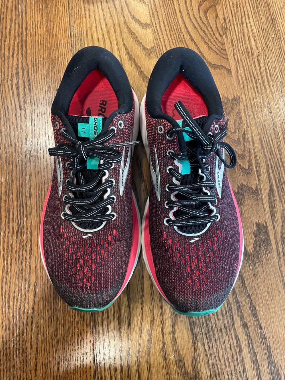 Brooks Women's Red Black Running Sneakers